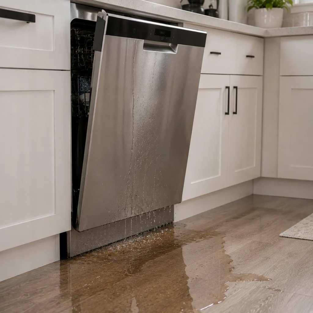 Dishwasher Repair Services in Oshawa for water overflow and drainage problems